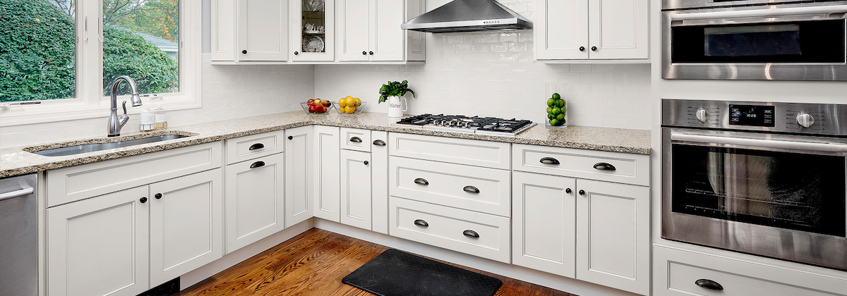 Ken Goodman Construction | Fabuwood Cabinets - Fusion Blanc Kitchen Banner