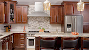 Ken Goodman Construction (Fabuwood Cabinets) - Fusion Chestnut Kitchen Icon