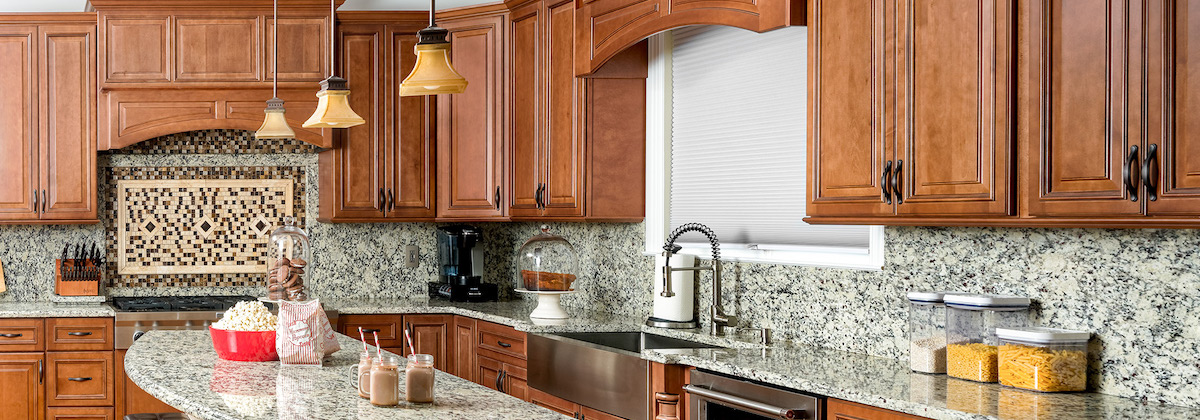 Ken Goodman Construction | Fabuwood Cabinets - Classic / Wellington / Cinnamon Kitchen Banner